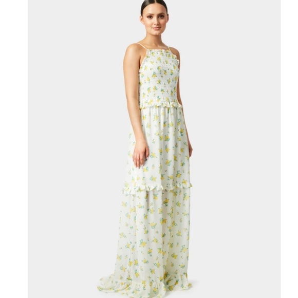 Betsey Johnson Dresses & Skirts - Betsey Johnson Marigold Ruffle Tiered Maxi Dress